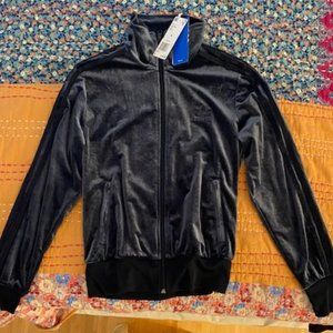 Ladies Adidas Firebird Velour Track Jacket